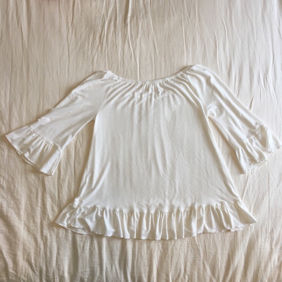 NWOT Cloud Chaser White Off the Shoulder Top - Picture 5 of 7